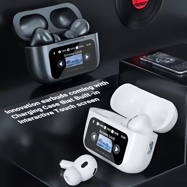 Screen Airpods A9 Pro{ Lcd Earbuds }